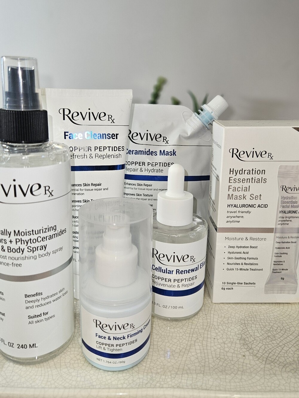 REVIVE RX COPPER PEPTIDES ANTI-AGING 6-PC SET